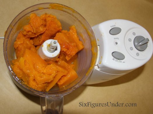 Step-by-Step tutorial for making and freezing your own pumpkin puree from regular pumpkins. You'll never go back to canned pumpkin again!