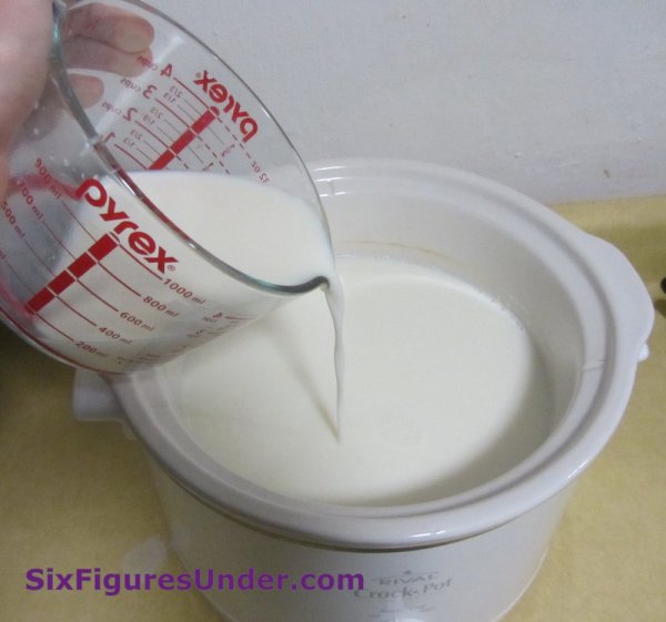 How to make yogurt by the gallon in your crock pot, why you would want to, and what to do with it!