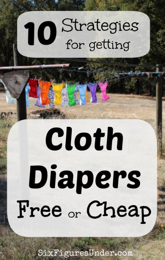 We spent less than $100 to get everything we needed for cloth diapering. Here are 10 strategies that you can use to get cloth diapers free or cheap too!