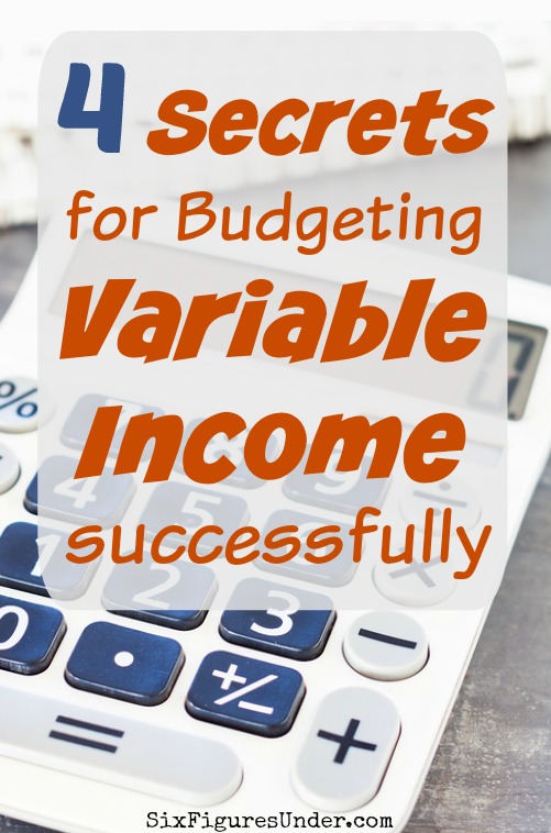 Budgeting variable income doesn't have to be difficult. With the right strategies, you can have a successful budget even when your income is different every month. Here are 4 secrets to success in budgeting your irregular income.