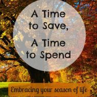 A Time to Save, A Time to Spend