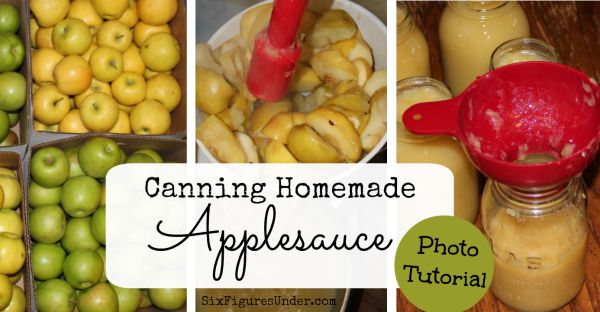 Canning Homemade Applesauce Easy Photo Tutorial