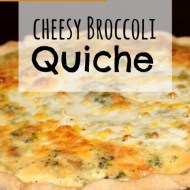 Cheesy Broccoli Quiche– Fast, Frugal, & Meatless Meal