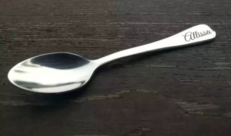 Engraved Personalized Coffee Spoon-- A unique gift you can get on Fiverr