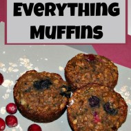 Everything Muffins– Healthy Banana Zucchini Berry Muffins