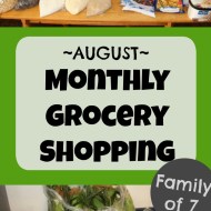 Frugal Family Monthly Grocery Haul– August 2018 (and what happened in July)