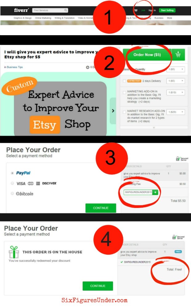 How to get a Fiverr gig for FREE. Totally worth the money, but you can't beat free. Here are the details!