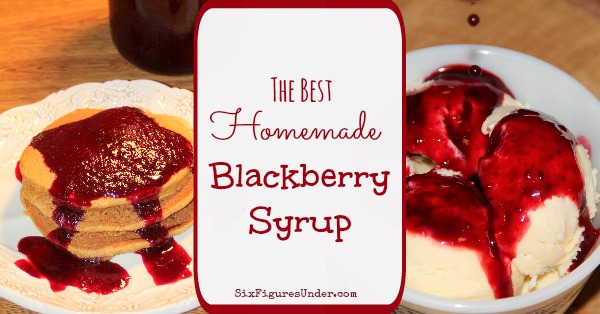 Hands down the best blackberry syrup you've ever had! Perfect for pancakes, waffles, ice cream, cheesecake, and more!