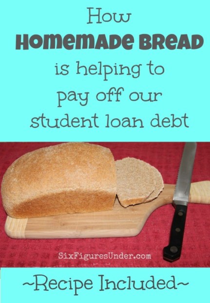 We have not bought bread since we decided to be serious about getting out of debt. It's one of many changes we've made to lighten our debt burden. Here's how it helps us, along with our favorite recipe!