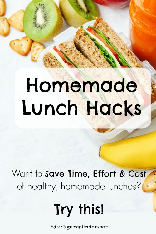 If you love the savings but hate the effort of packing a homemade lunch, then these lunch hacks are for you. With these hacks, I've minimized the time, effort, and cost required to make healthy homemade lunches for my family. These homemade lunch hacks are sanity-savers for sure!