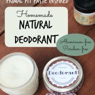 Homemade Deodorant– Natural, Aluminum-Free– Primal Pit Paste Inspired