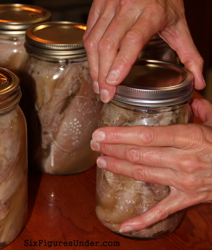 How to Can Poultry-- A step-by-step tutorial for canning turkey and chicken