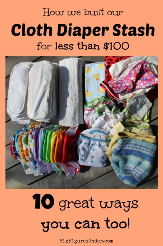 We spent less than $100 to get everything we needed for cloth diapering. Here are 10 strategies that you can use to get cloth diapers free or cheap too!