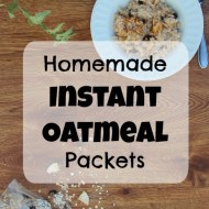 Homemade Instant Oatmeal Packets