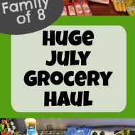 July 2020 Grocery Haul– More Re-stocking Food Storage