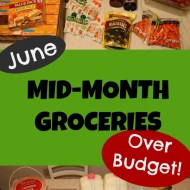 We’re Over-Budget– June’s Mid-Month Grocery Shopping