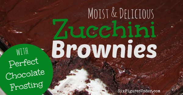 Moist and Delicious Zucchini Brownies with Perfect Chocolate Frosting- Recipe with pictures