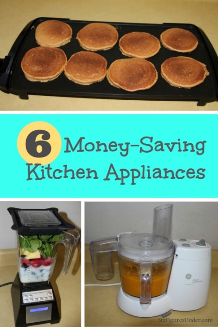 Some people equate thrifty with minimalist. While some people avoid kitchen appliances that take up space and only perform one function, we have found that many of those kitchen appliances save us money. They are worth their space in gold!