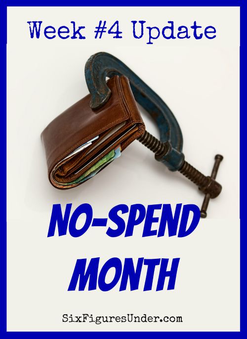 We've made it to the end of our no-spend month!  Here's our final report!