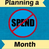 Planning a No-Spend Month