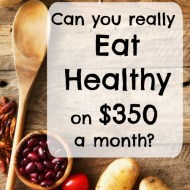 How to eat healthy on a $350 monthly grocery budget