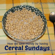 Cold Cereal Sundays