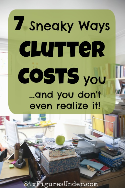 Having clutter isn't the end of the world, but did you know it's costing you money? You might be surprised at all the ways that decluttering your space will save money!