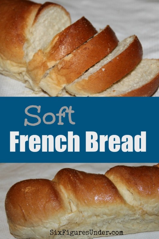 I love this homemade soft French bread. It’s ALL soft, outside and in. The method is different than regular loaf bread, but with a photo tutorial and recipe it's easy!