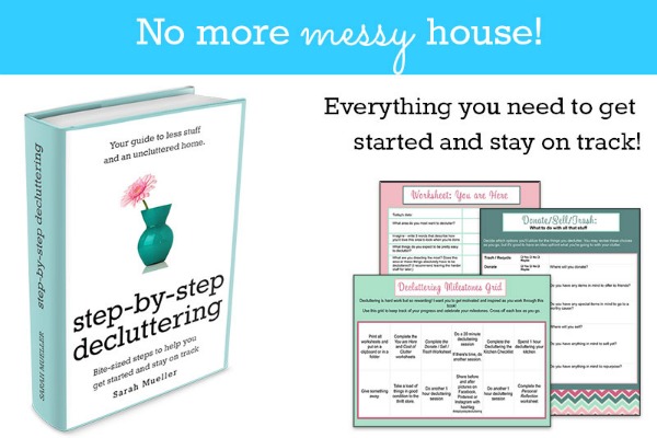 Are you frustrated and overwhelmed by all the stuff in your house? Do you feel like you're constantly cleaning but never making any progress? I love this simple, encouraging method!