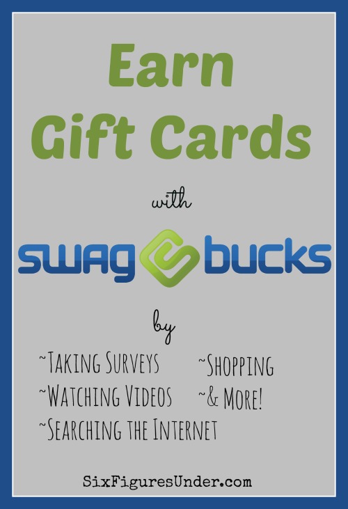 With Swagbucks you can earn Amazon gift cards for doing things you're already doing online!