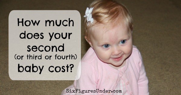 The cost of a subsequent baby-- What does it really cost to raise a child?