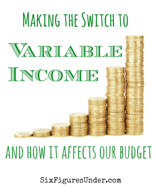 What would you do if your your consistent, reliable paychecks suddenly became variable?  Would it affect how you budget?  Here's how we are making the switch to variable income and how it affects our budget.