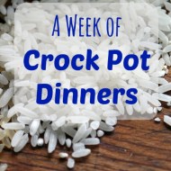 A Week of Crock Pot Dinners (Please share your favorites too!)