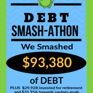 Debt Smash-athon APRIL Progress Report