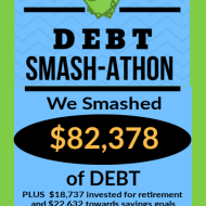 Debt Smash-athon AUGUST Progress Report