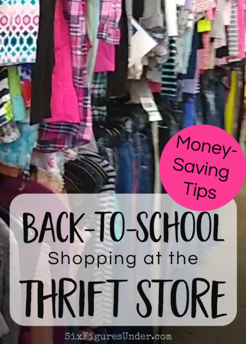 Back to School shopping doesn't have to break the bank. Here are Money-saving hacks for doing your back-to-school clothes shopping at the thrift store!