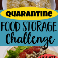 Quarantine Food Storage Challenge- Update 6