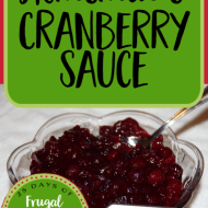 Homemade Cranberry Sauce