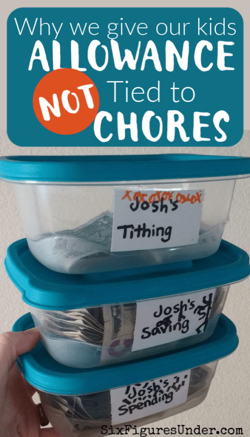 Up untilI last year I was generally against the conccept of allowance.  I wanted my kids to earn money rather than just have it be given to them. Here's why we decided to give our kids allowance that's not tied to chores. Complete with details on when and how much we pay them.