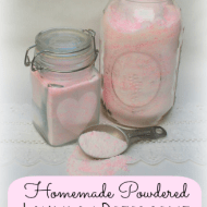 Homemade Powdered Laundry Detergent with Zote