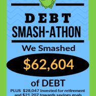 Debt Smash-athon JULY Progress Report