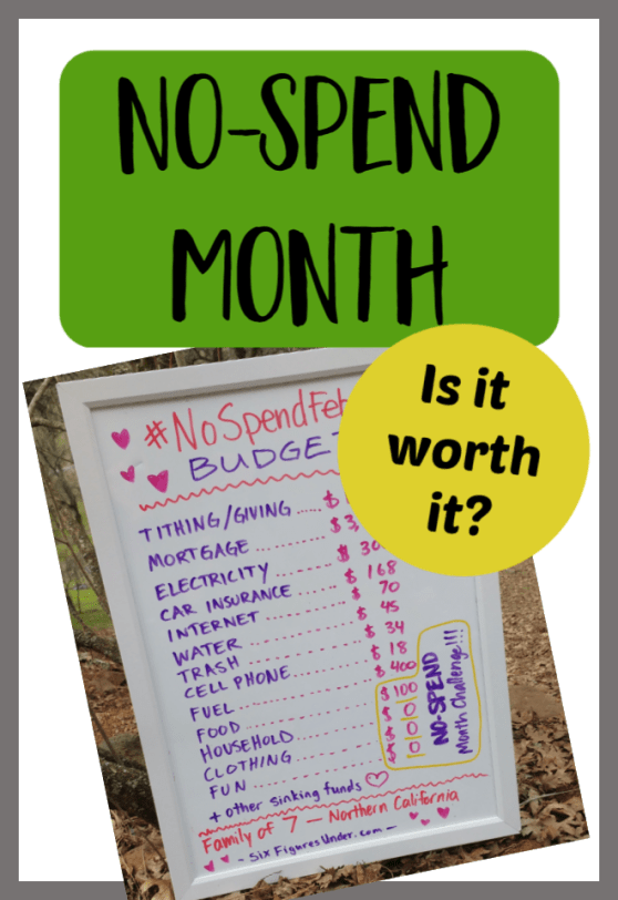 A no-spend month saves money in more ways than you realize and has a positive impact on your future finances. If you think that a no-spend month will just make you spend more later, then you need to read this.