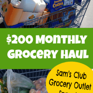 September Monthly Grocery Haul